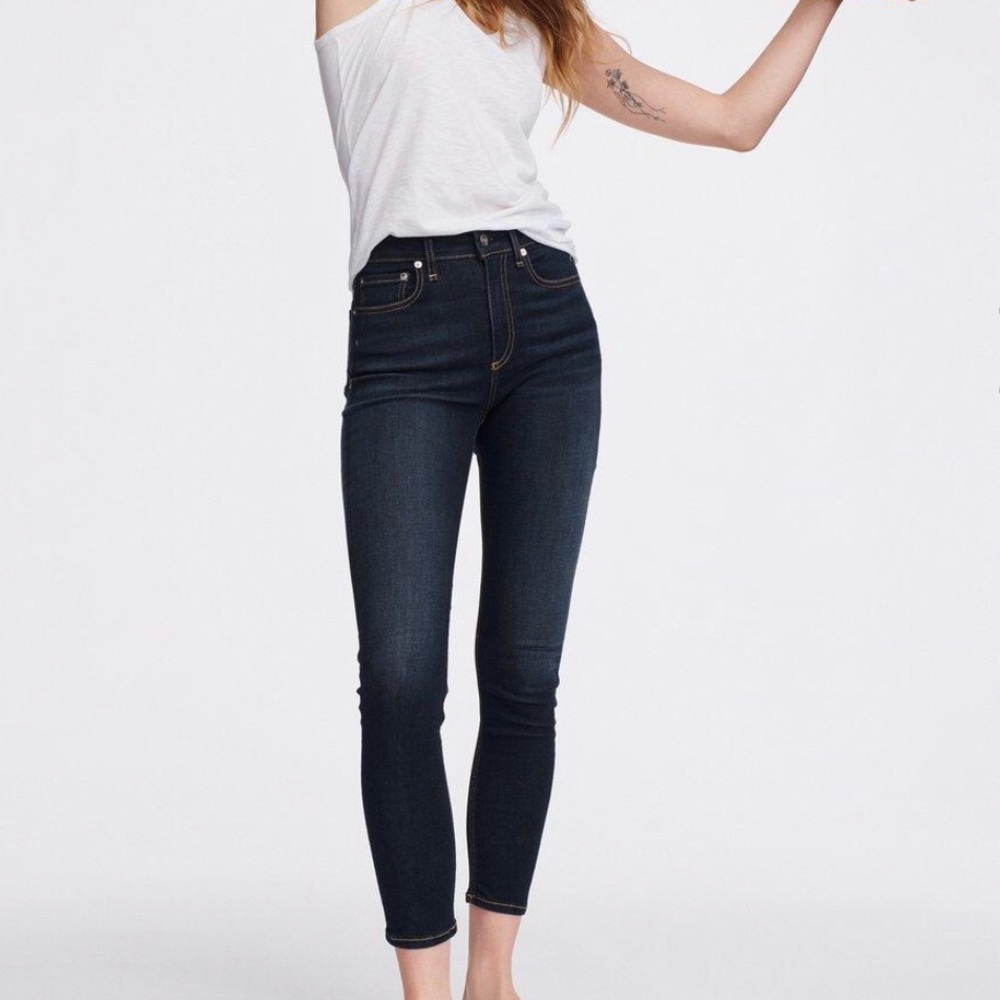 Rag and Bone highwaisted skinny jeans